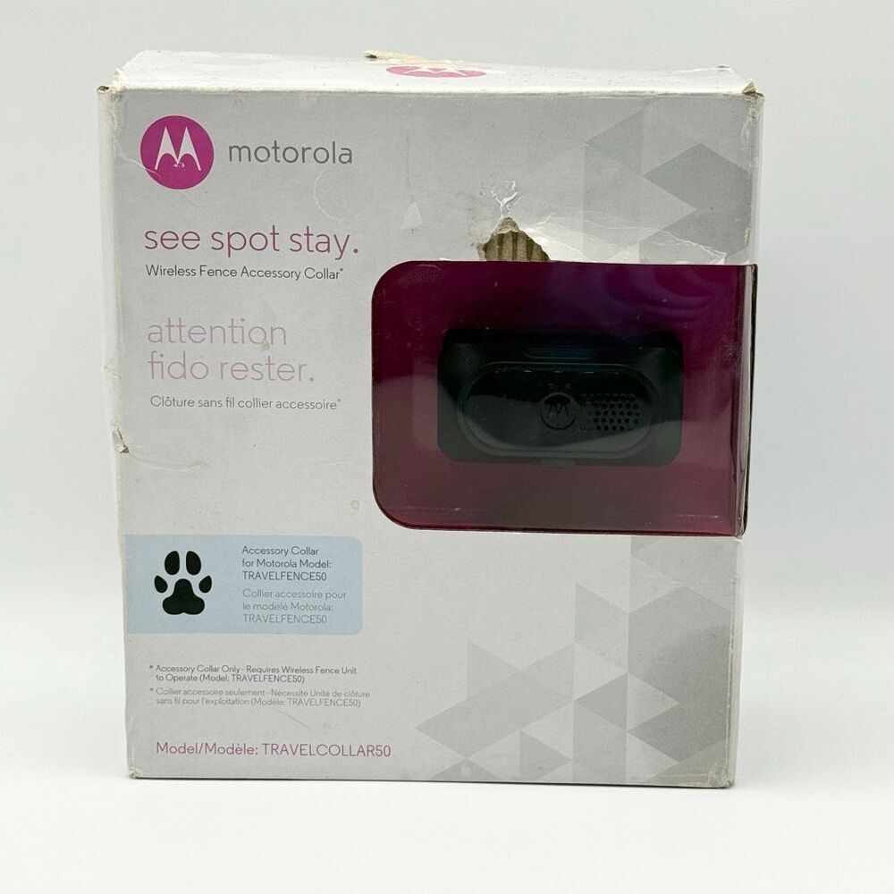 Motorola See Spot Stay Wireless Boundary Fence Collar Accessory - Fits 20 Lbs. a